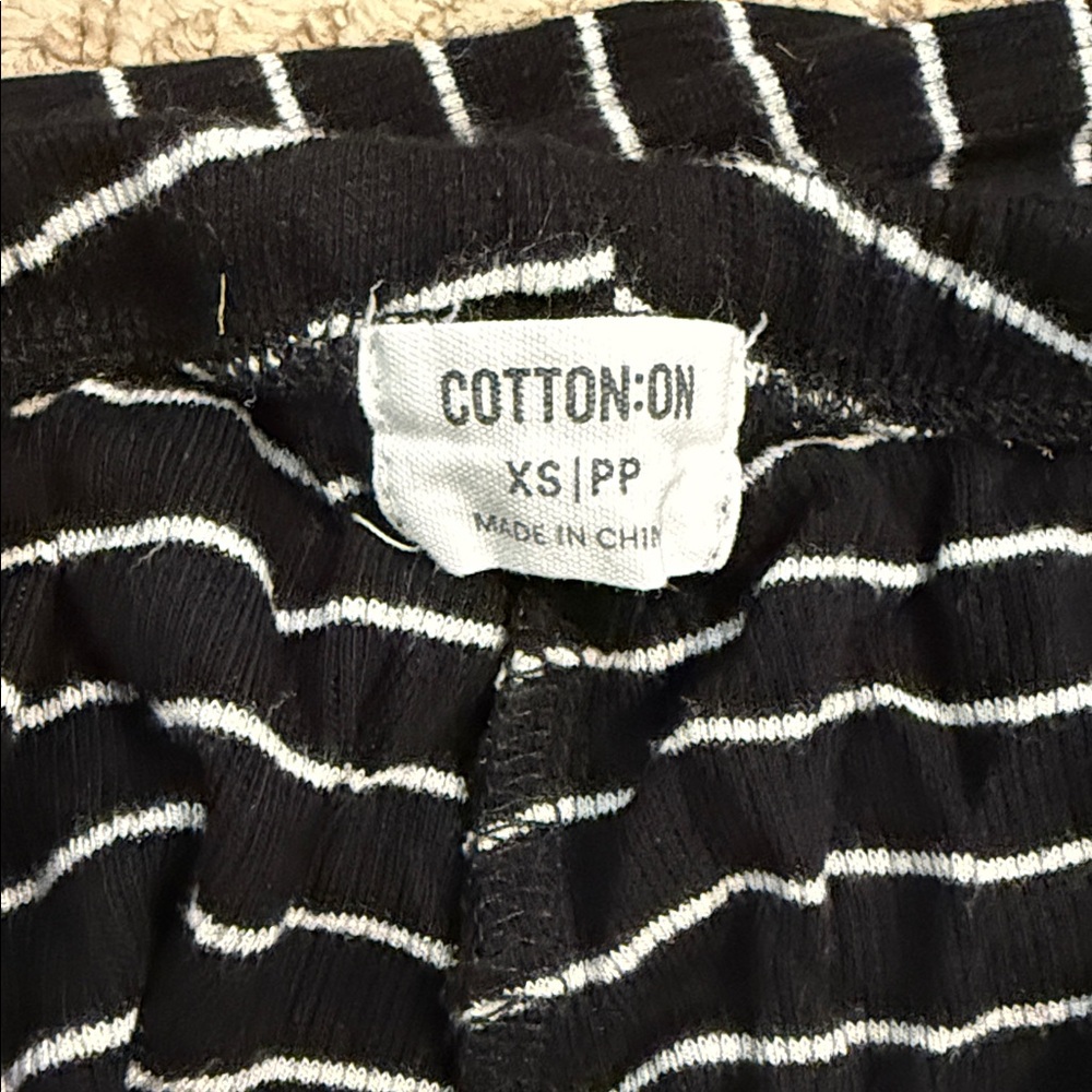 Cotton On Black and White pajama pants - Picture 4 of 5